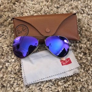 Ray Bans with Purple Lens RB3025 🕶